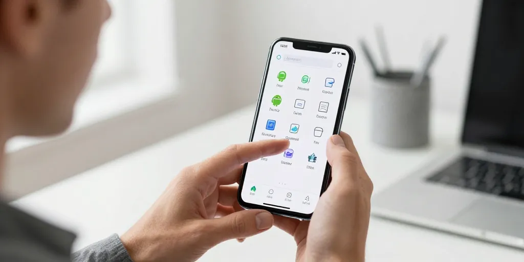 comment mettre un fichier sur l'écran d'accueil android