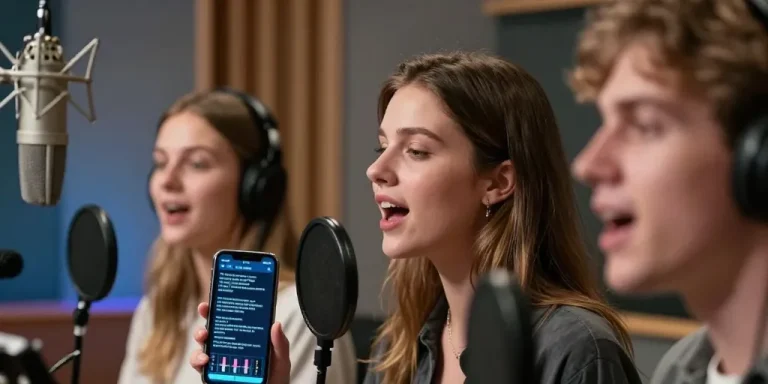 ia qui chante un texte en français